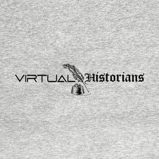 Virtual Historians Logo (black) T-Shirt